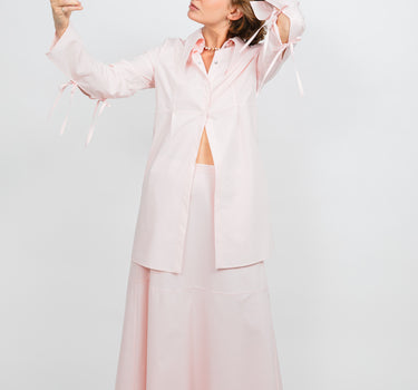 Cotton Tailored Shirt | Pink