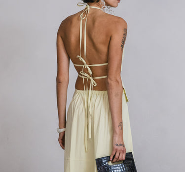 The A  Line Skirt | Lime